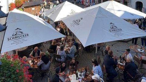 Weinbrunnenfest in der historischen Altstadt