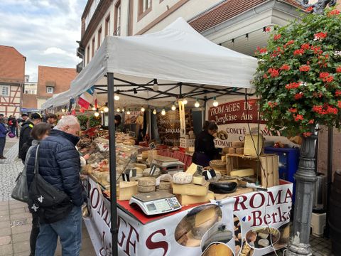 Französischer Gourmetmarkt